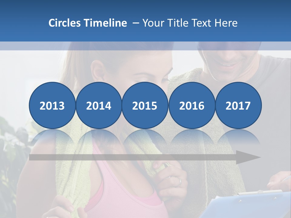 Male Fit White PowerPoint Template