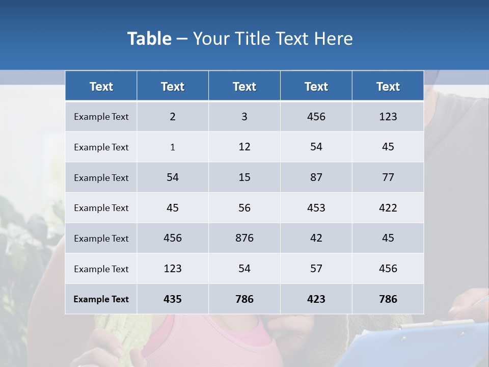Male Fit White PowerPoint Template