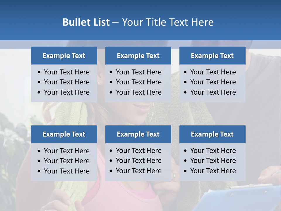 Male Fit White PowerPoint Template