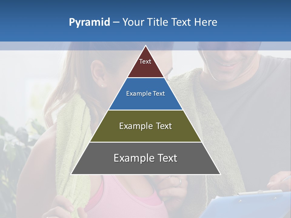 Male Fit White PowerPoint Template