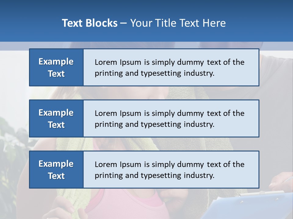 Male Fit White PowerPoint Template