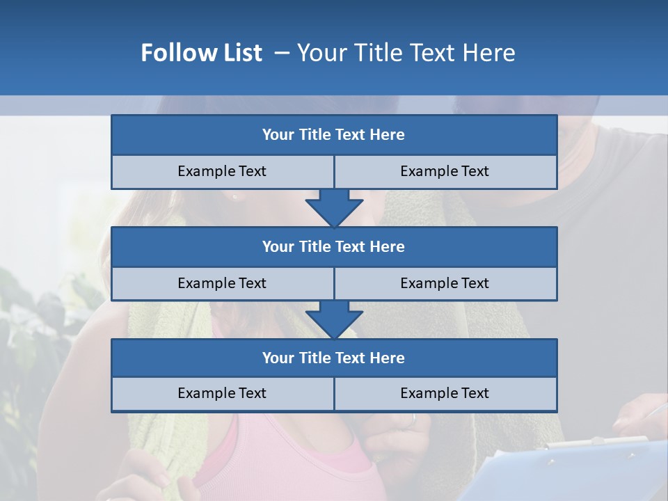 Male Fit White PowerPoint Template