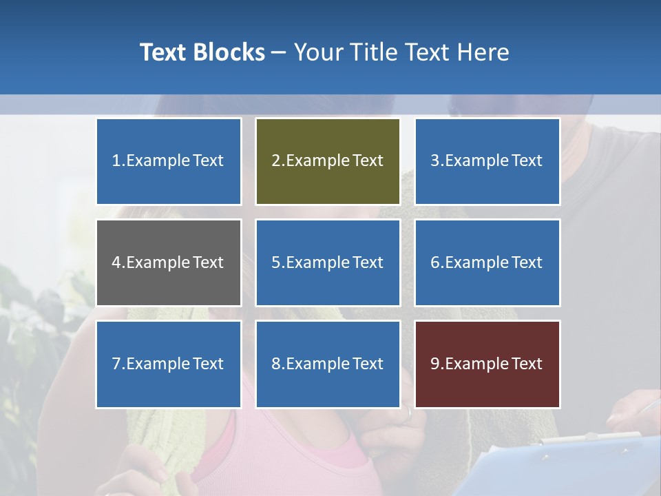 Male Fit White PowerPoint Template