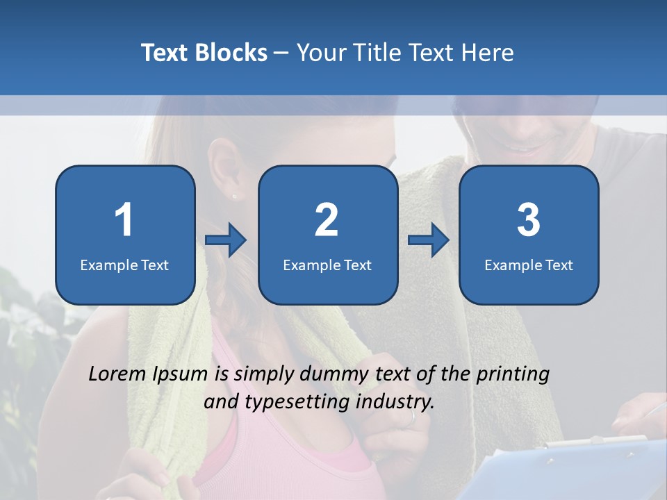 Male Fit White PowerPoint Template