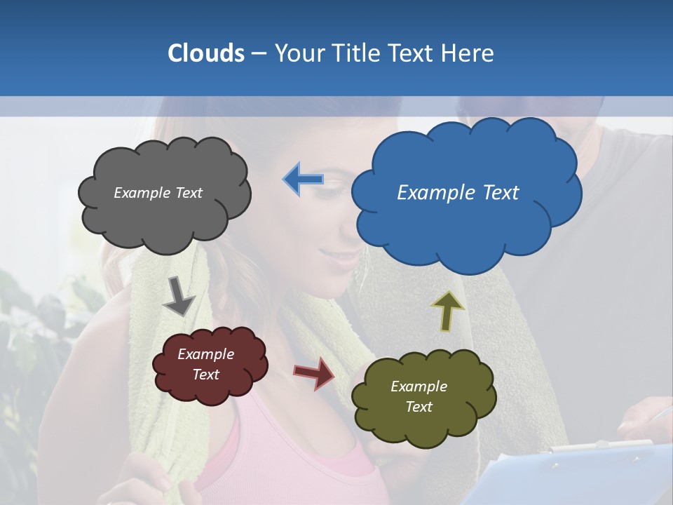 Male Fit White PowerPoint Template