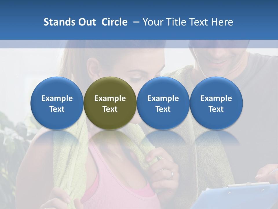 Male Fit White PowerPoint Template