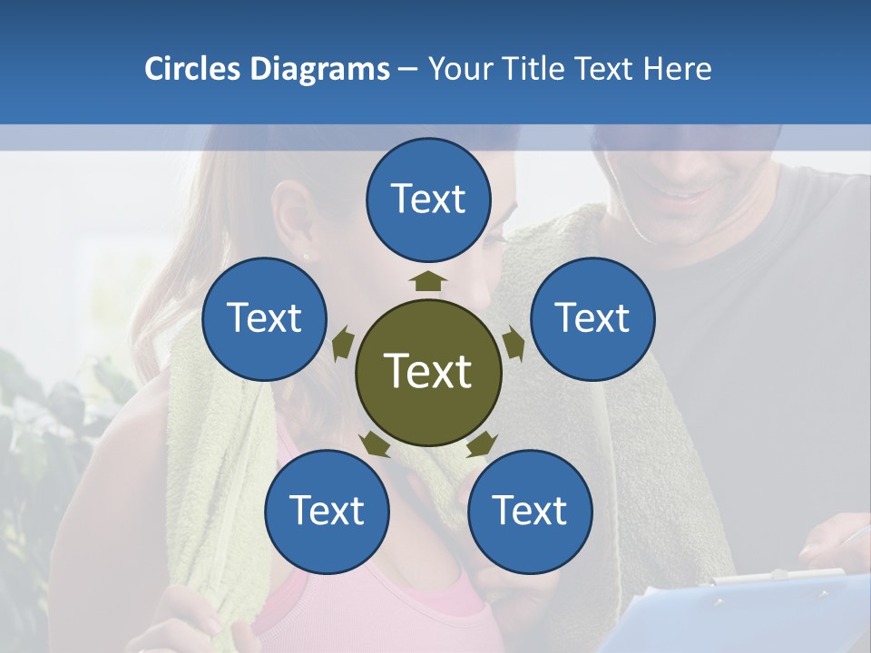 Male Fit White PowerPoint Template