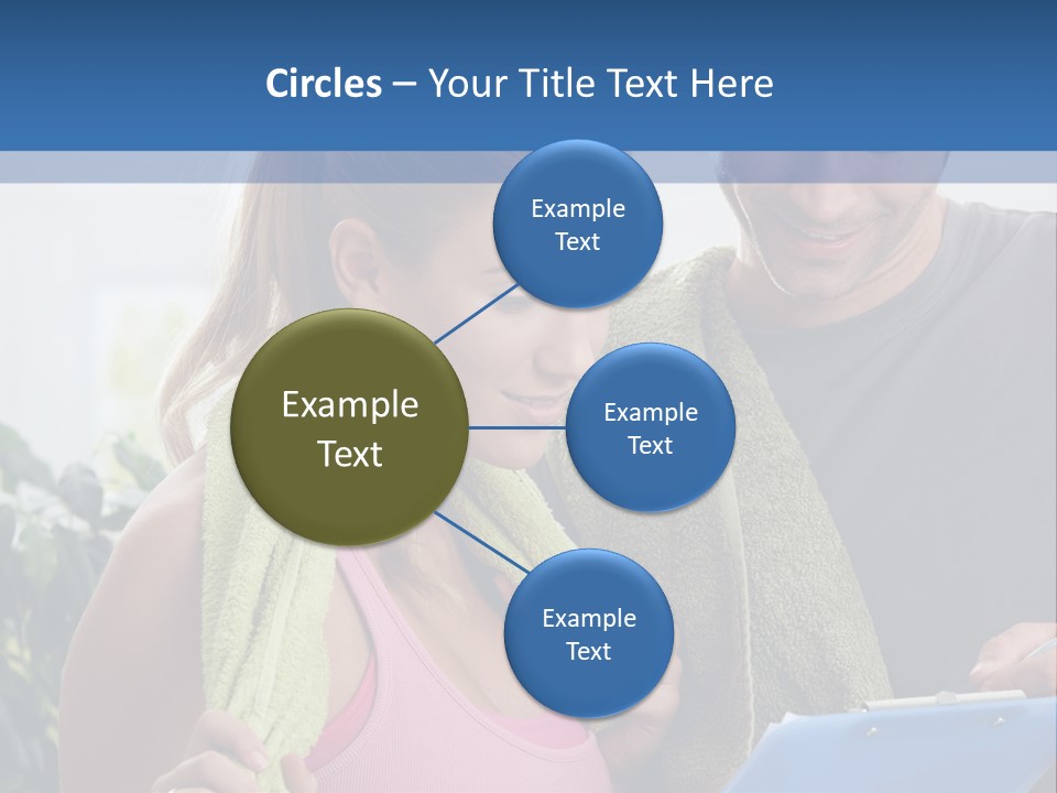 Male Fit White PowerPoint Template