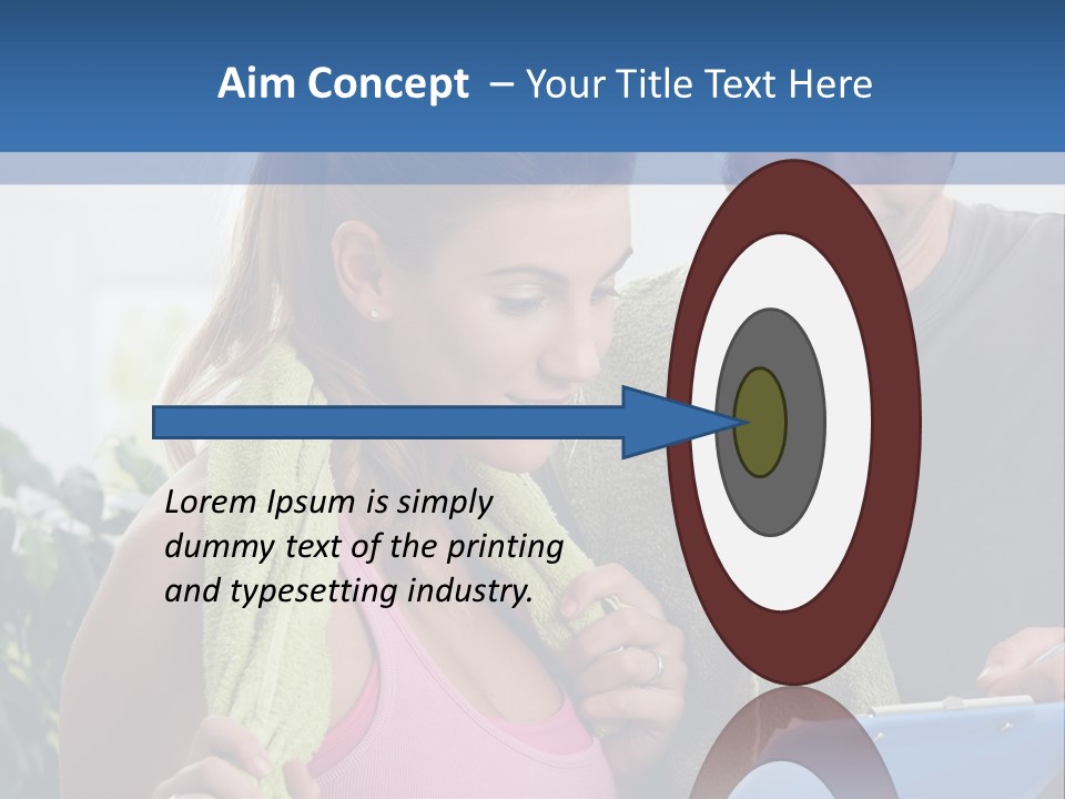 Male Fit White PowerPoint Template