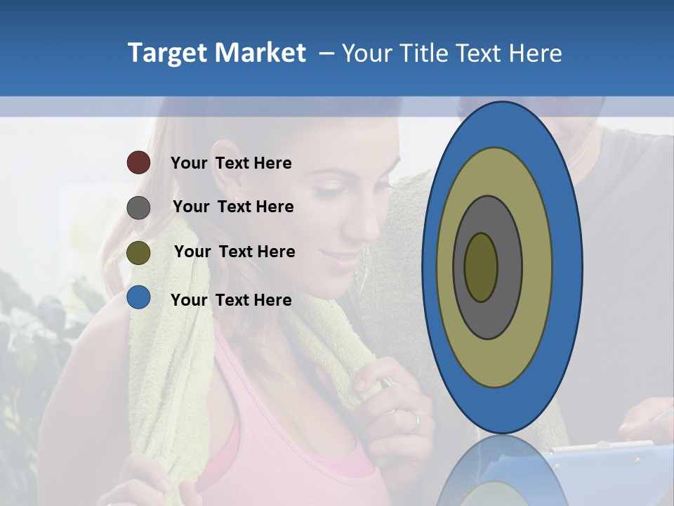 Male Fit White PowerPoint Template