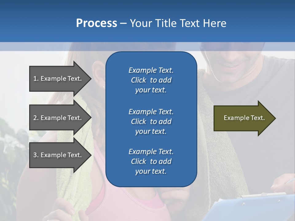 Male Fit White PowerPoint Template