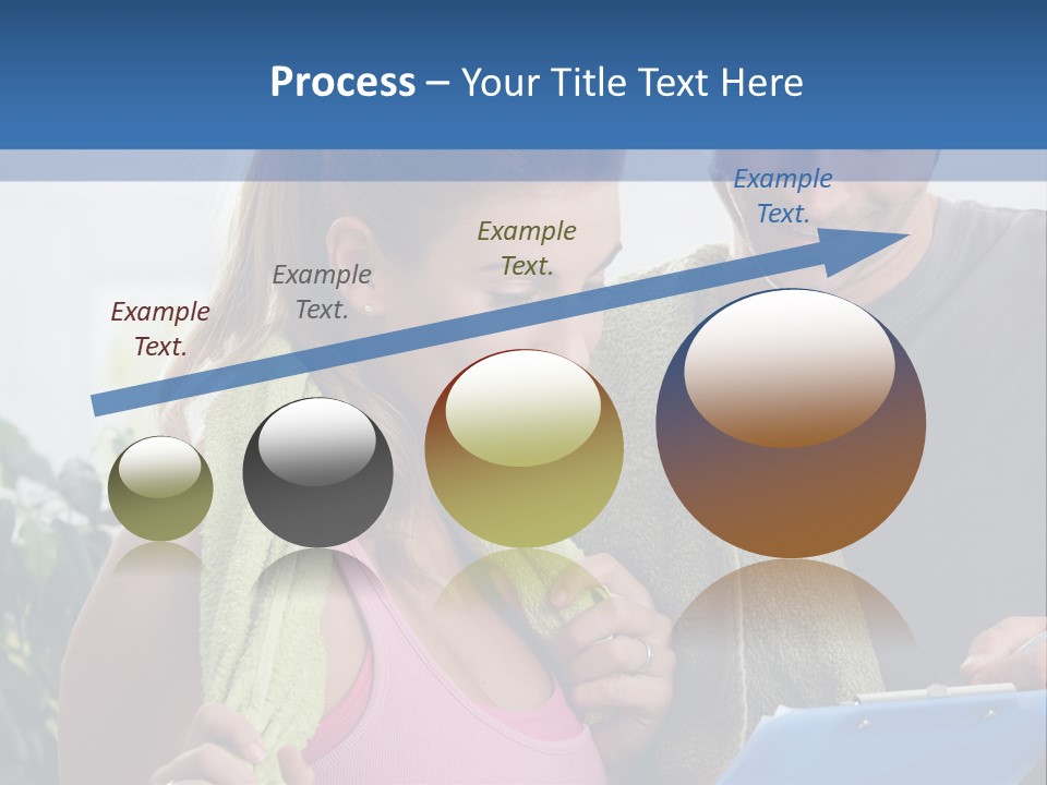 Male Fit White PowerPoint Template