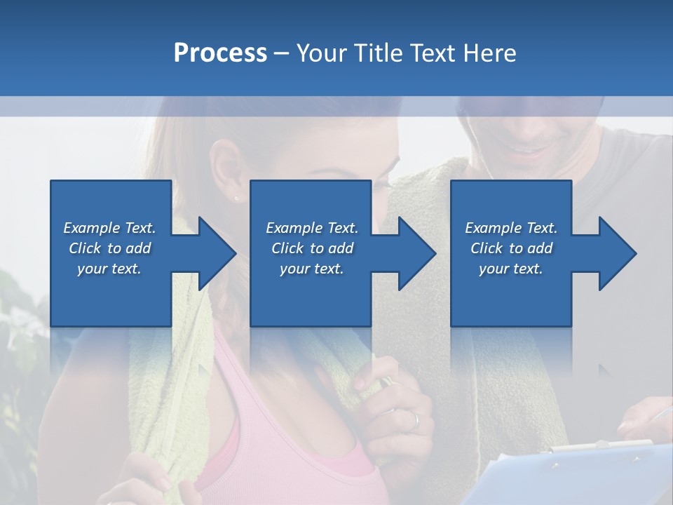 Male Fit White PowerPoint Template