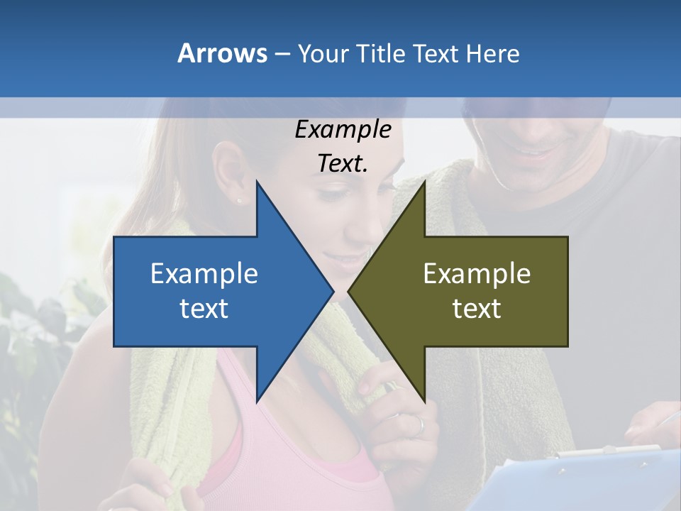 Male Fit White PowerPoint Template