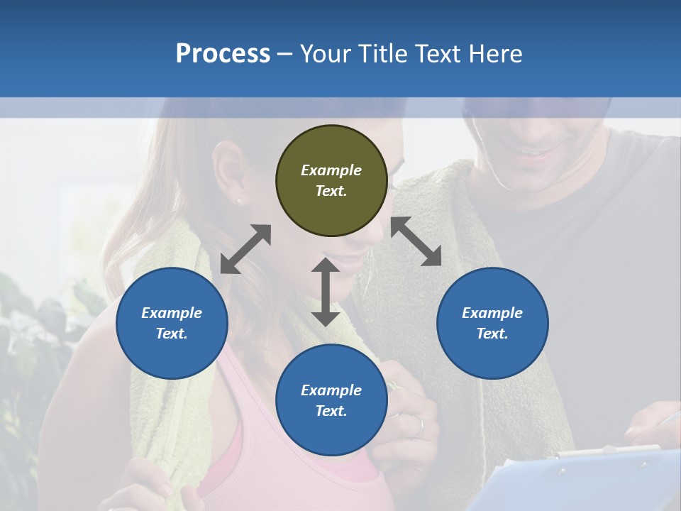 Male Fit White PowerPoint Template