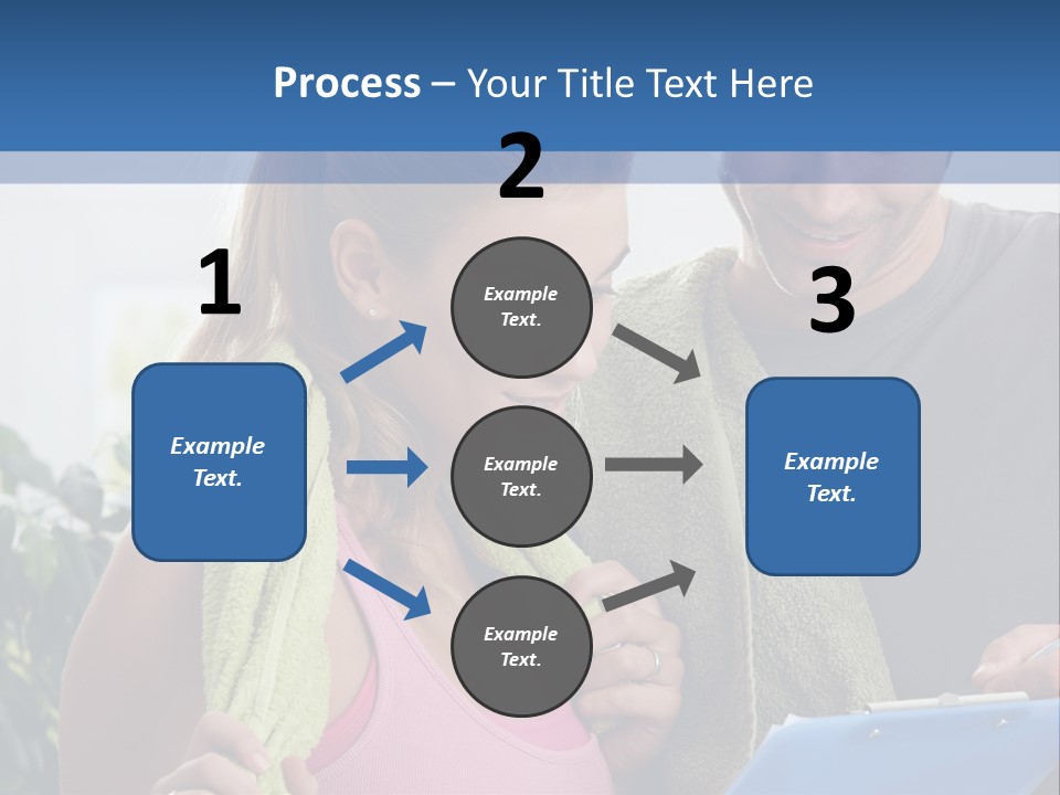 Male Fit White PowerPoint Template