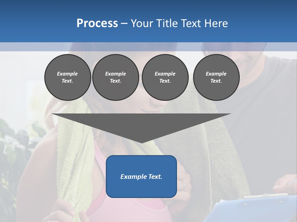 Male Fit White PowerPoint Template