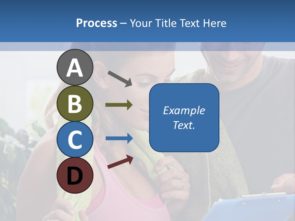 Male Fit White PowerPoint Template