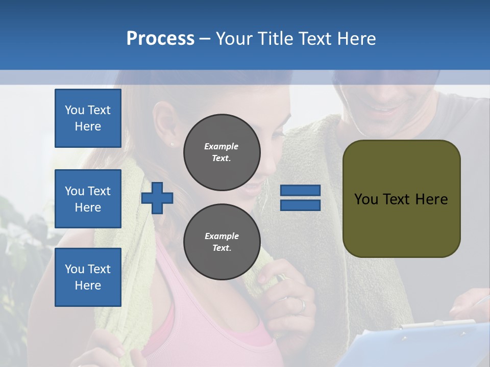 Male Fit White PowerPoint Template
