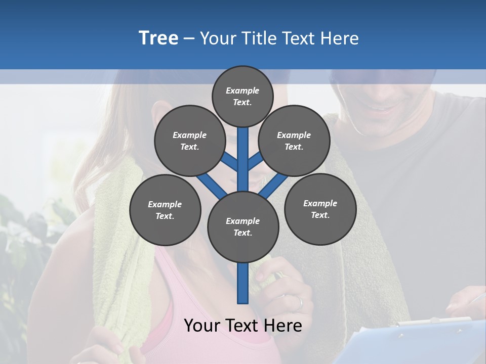 Male Fit White PowerPoint Template