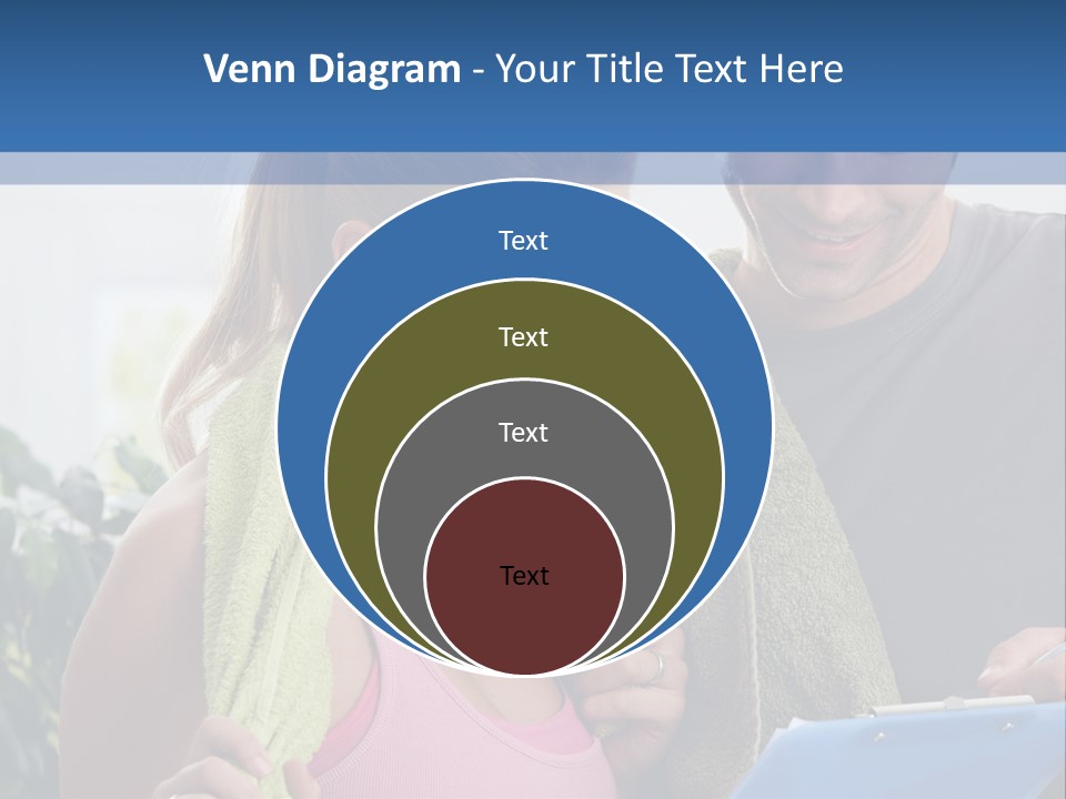 Male Fit White PowerPoint Template