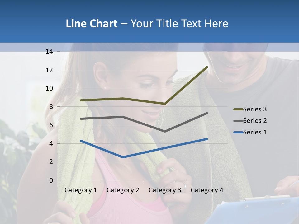 Male Fit White PowerPoint Template