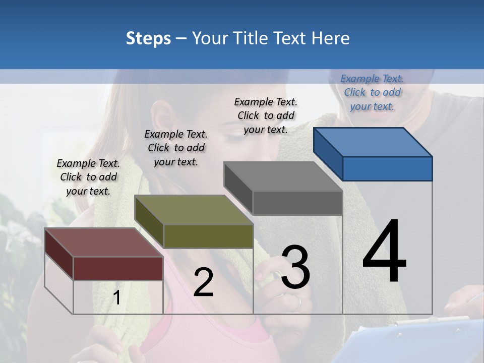 Male Fit White PowerPoint Template
