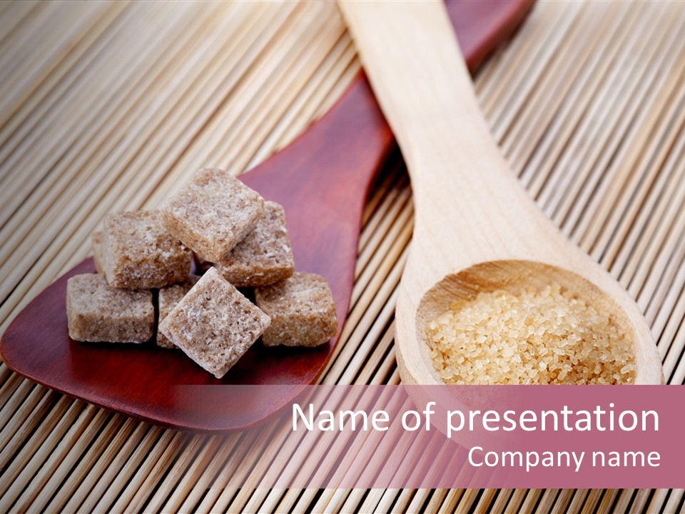 Nutritious Sugar Sugary PowerPoint Template