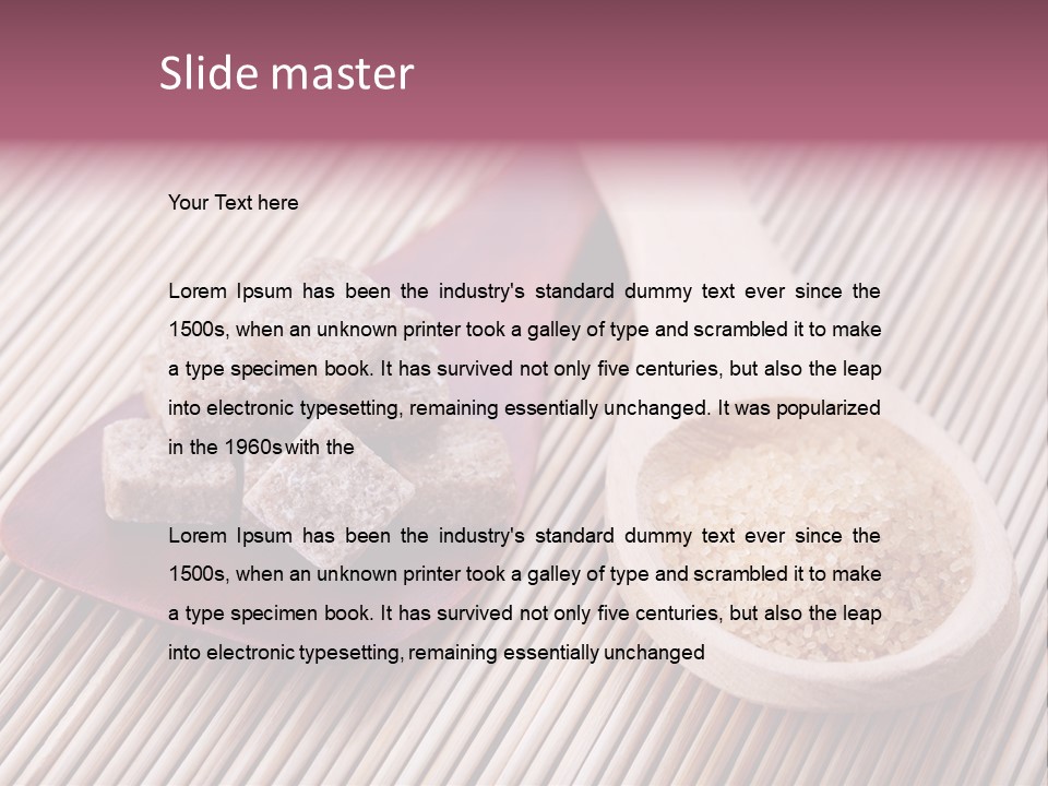 Nutritious Sugar Sugary PowerPoint Template