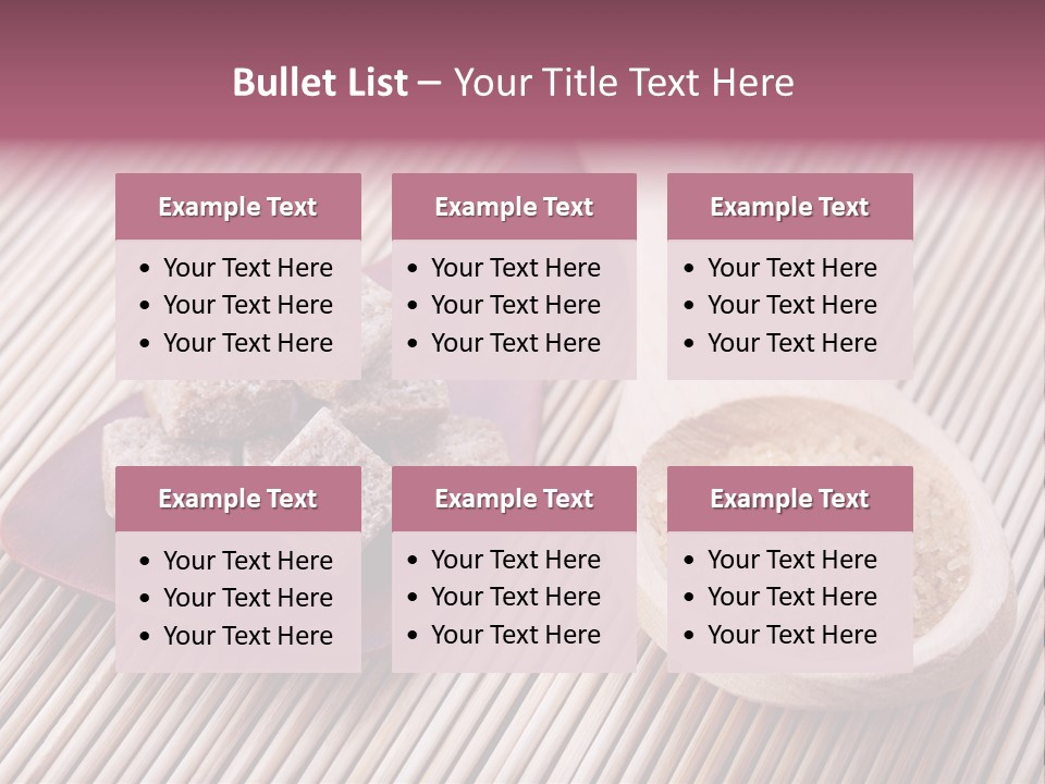 Nutritious Sugar Sugary PowerPoint Template