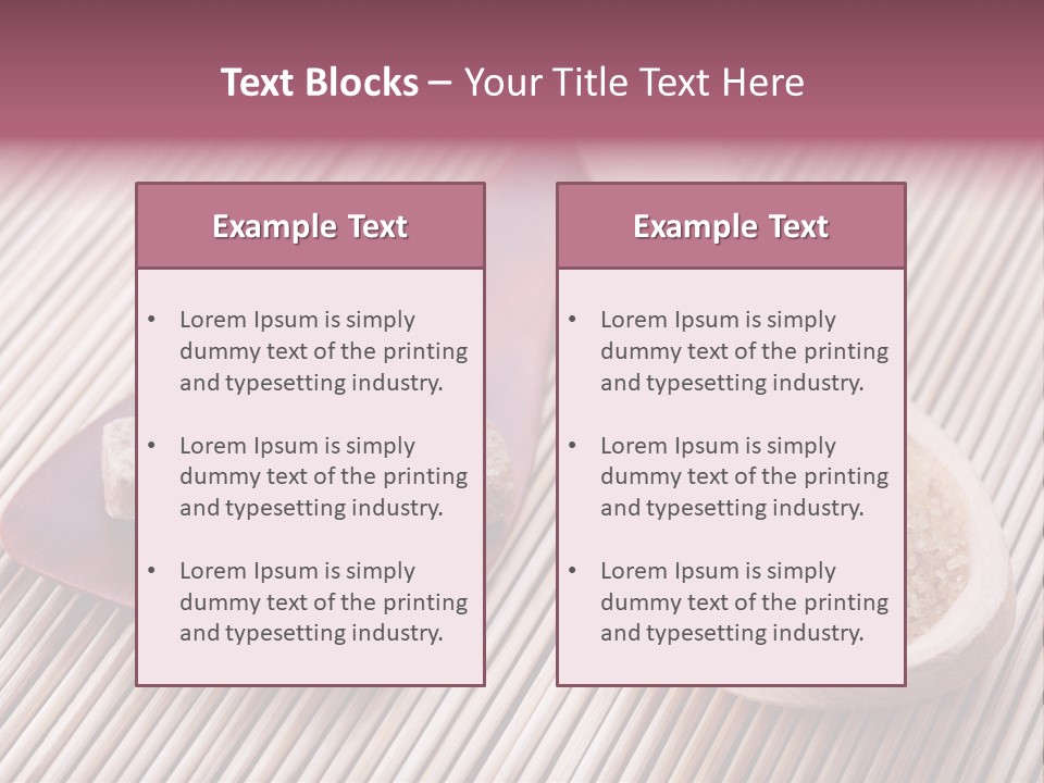 Nutritious Sugar Sugary PowerPoint Template