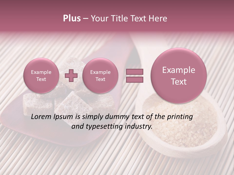 Nutritious Sugar Sugary PowerPoint Template