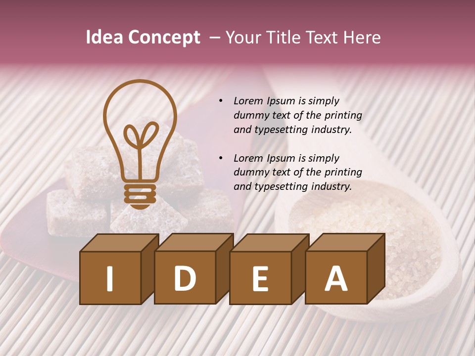 Nutritious Sugar Sugary PowerPoint Template