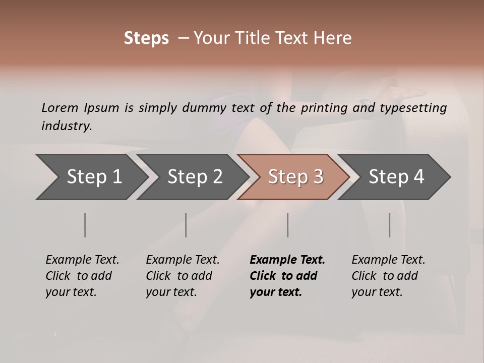 Jump Pretty Enjoy PowerPoint Template