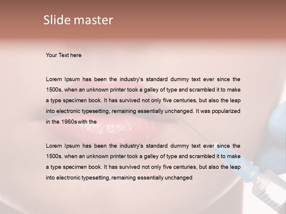 Lifting Clean White PowerPoint Template