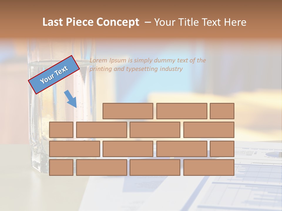 Loneliness Girl Apart PowerPoint Template