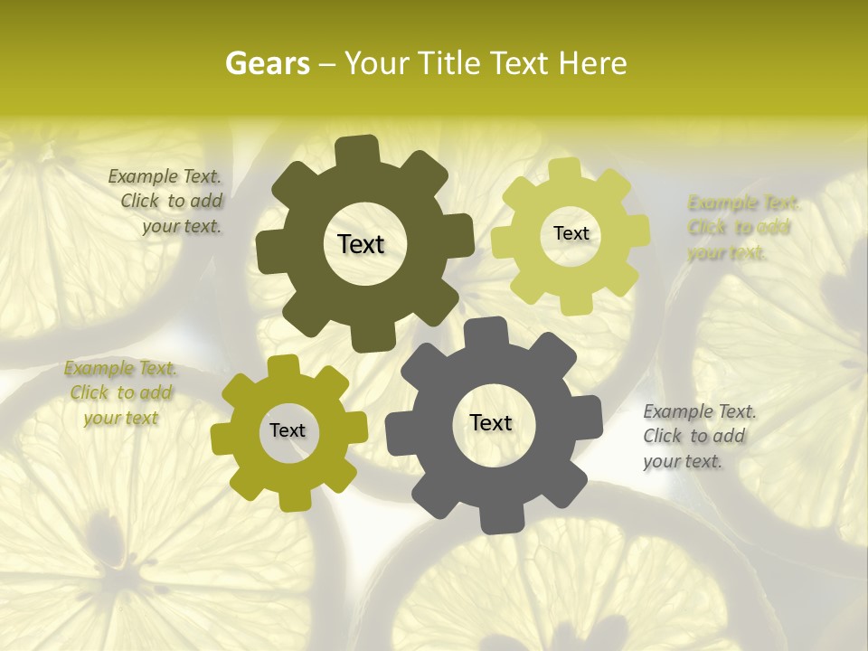 Ripe Tasty Wallpaper PowerPoint Template