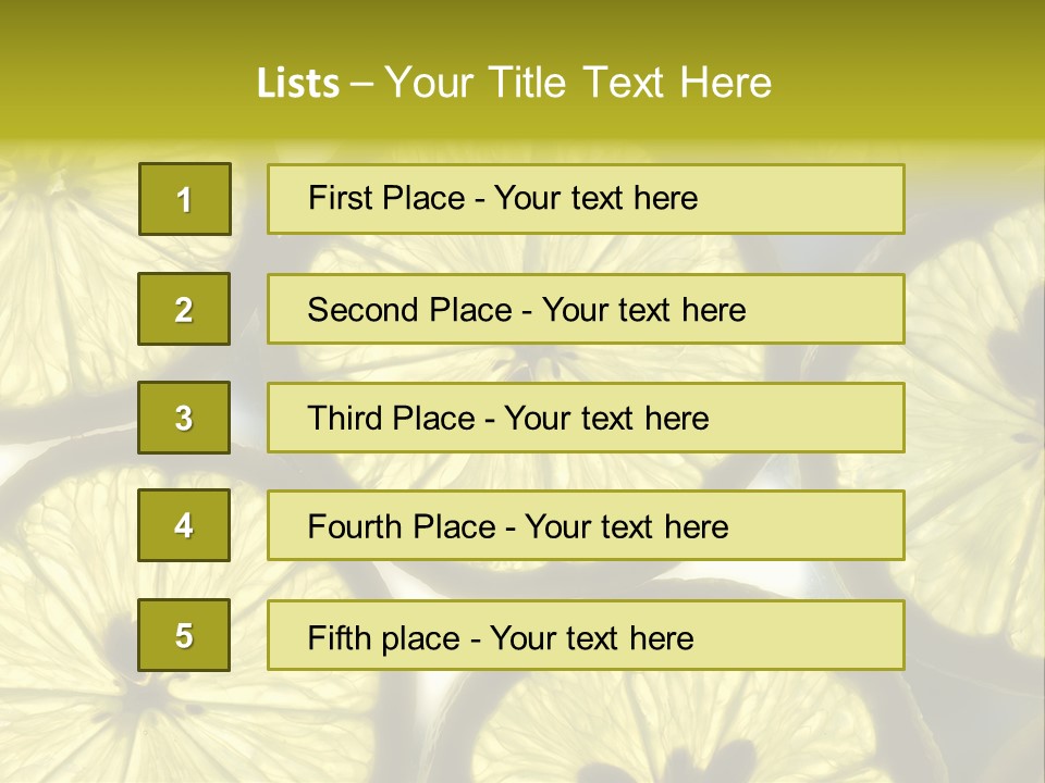Ripe Tasty Wallpaper PowerPoint Template