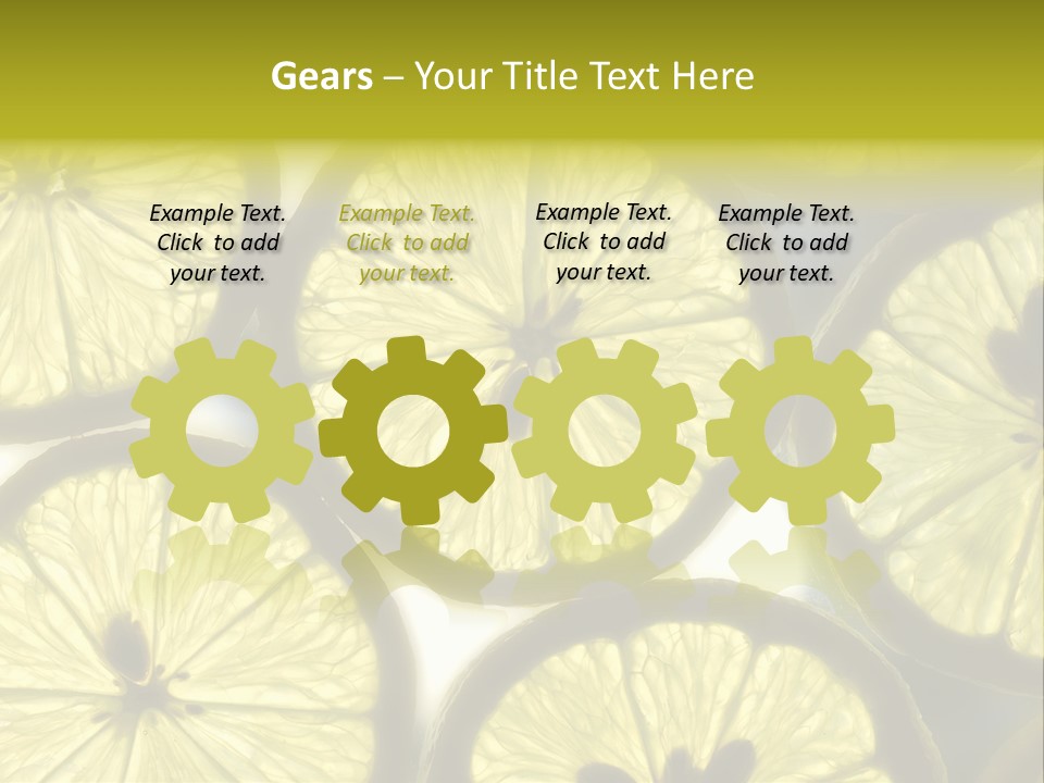 Ripe Tasty Wallpaper PowerPoint Template