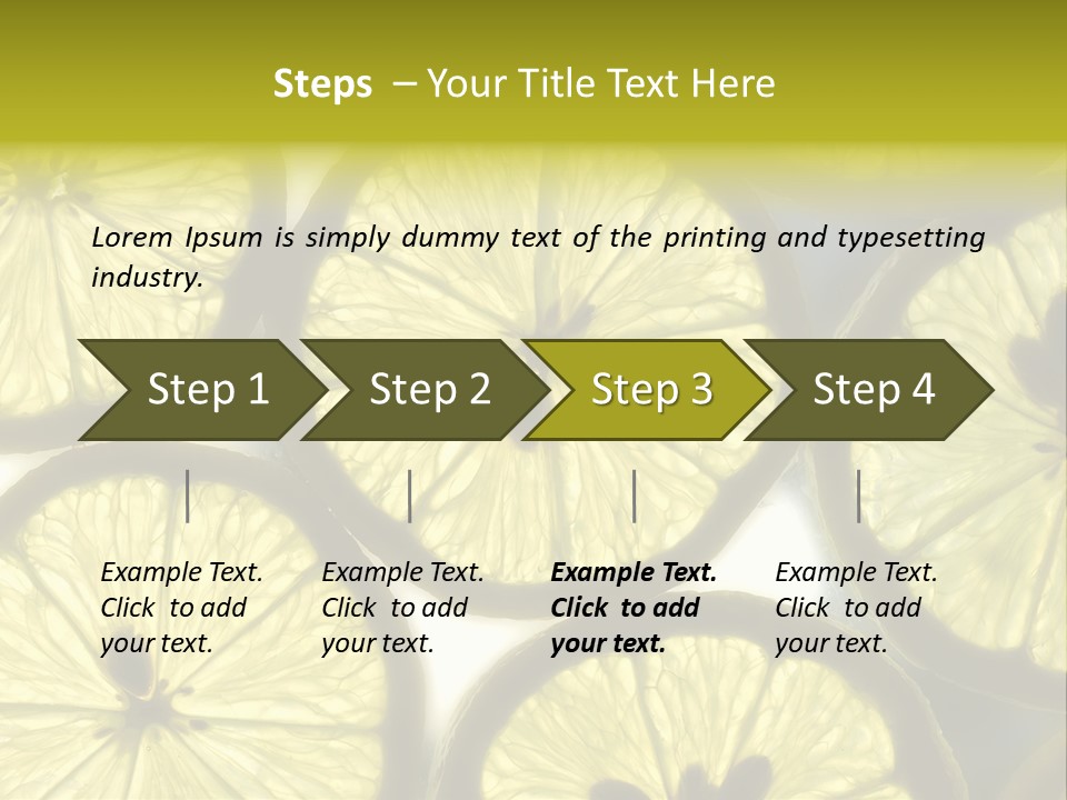 Ripe Tasty Wallpaper PowerPoint Template