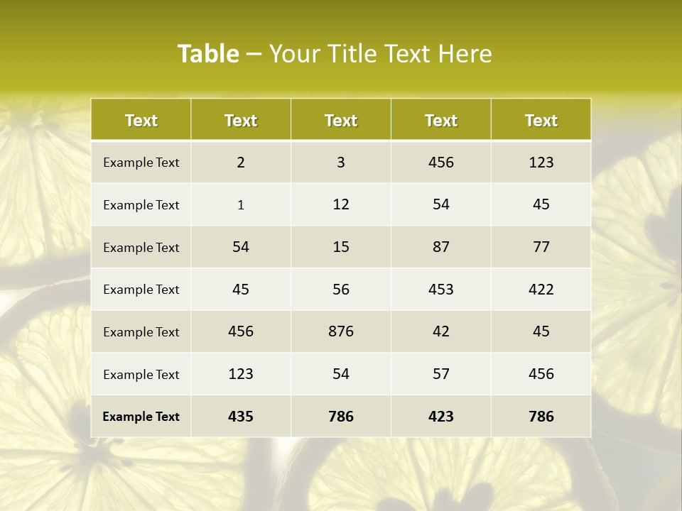 Ripe Tasty Wallpaper PowerPoint Template