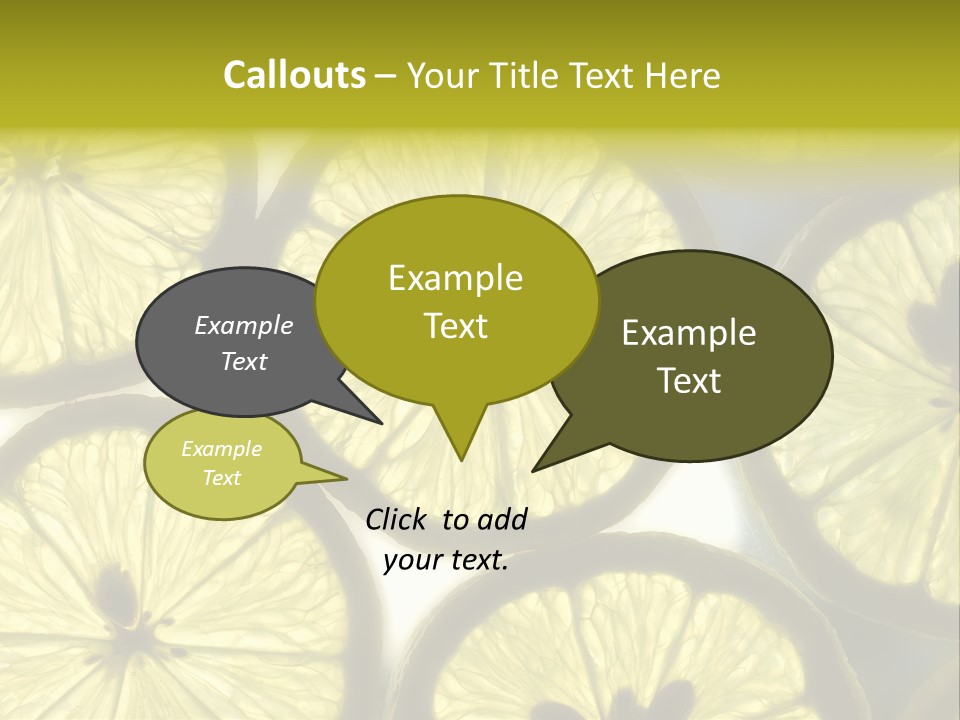 Ripe Tasty Wallpaper PowerPoint Template