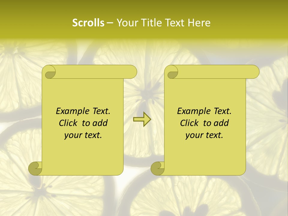 Ripe Tasty Wallpaper PowerPoint Template