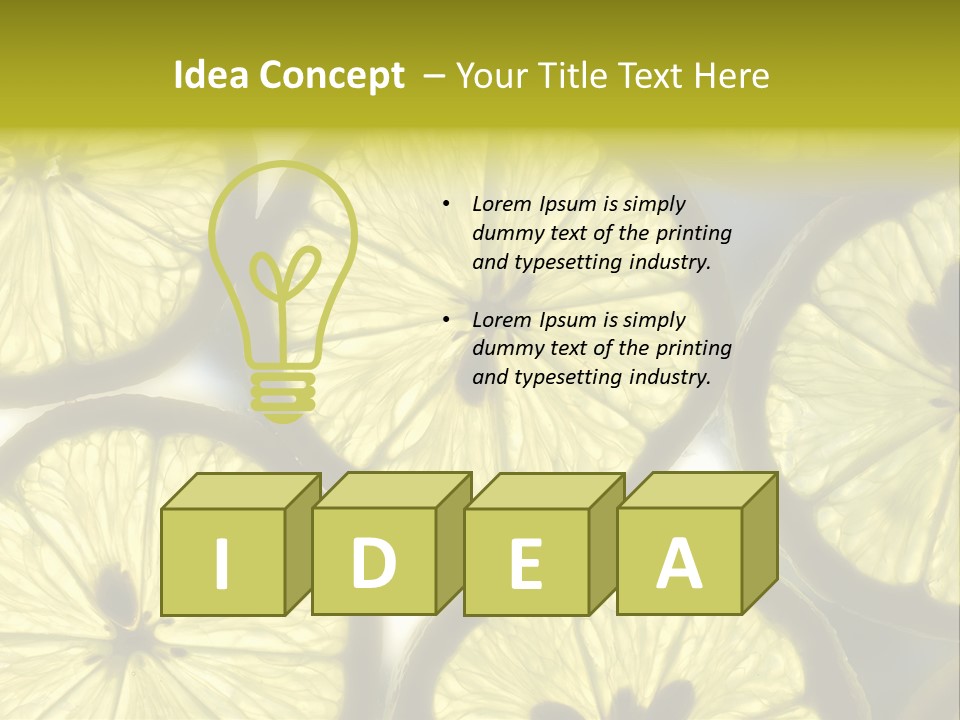 Ripe Tasty Wallpaper PowerPoint Template