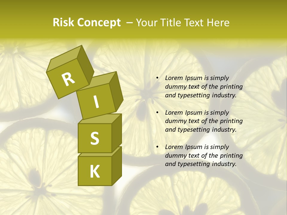 Ripe Tasty Wallpaper PowerPoint Template