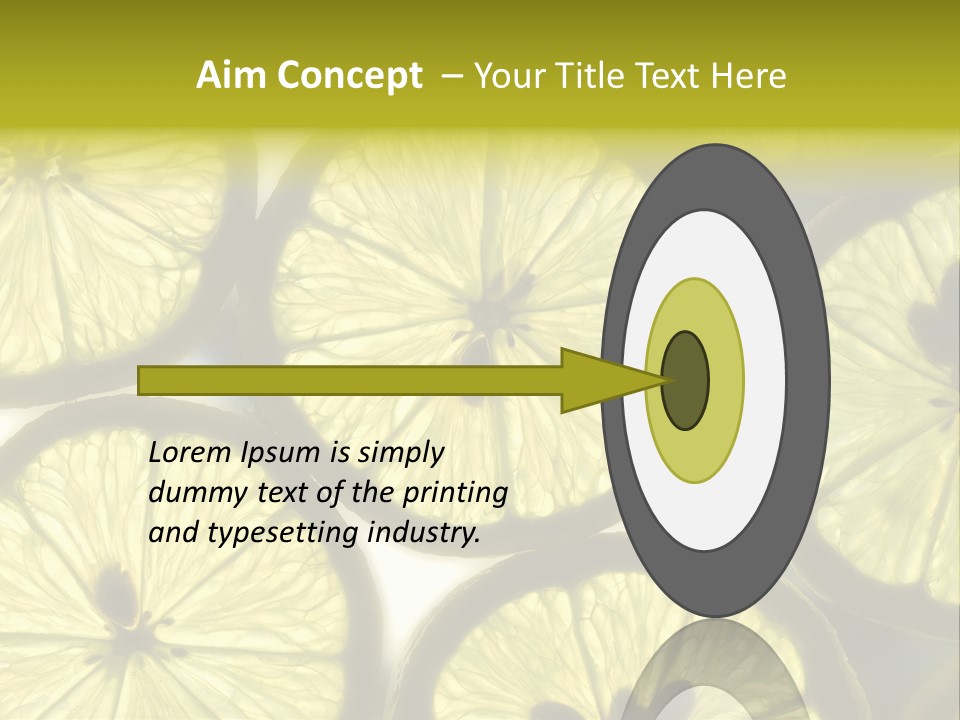 Ripe Tasty Wallpaper PowerPoint Template