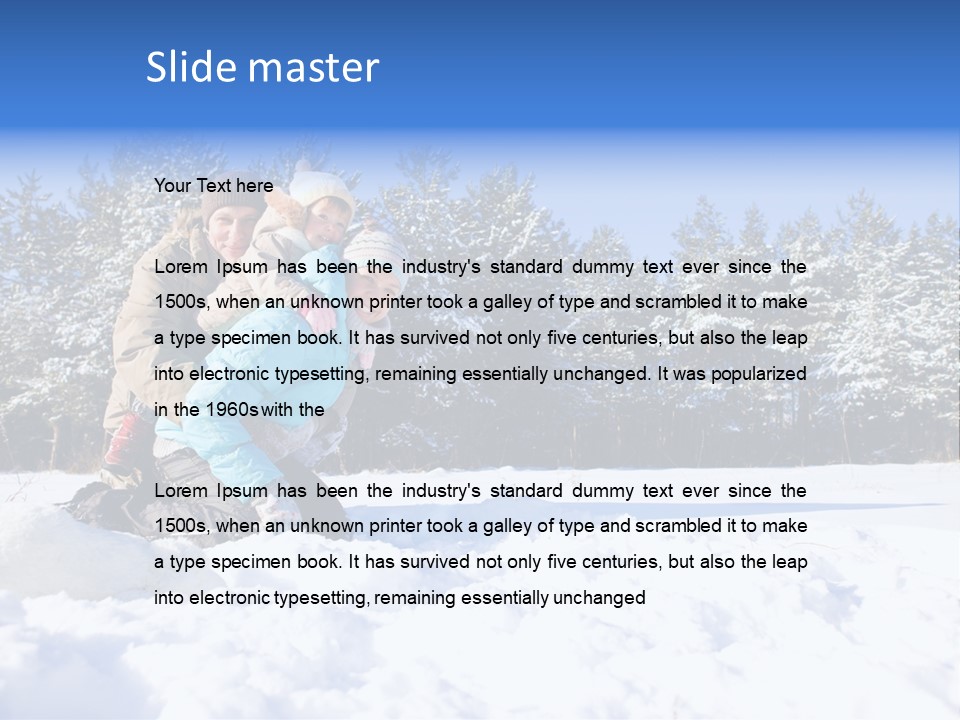 Wood Smile Play PowerPoint Template