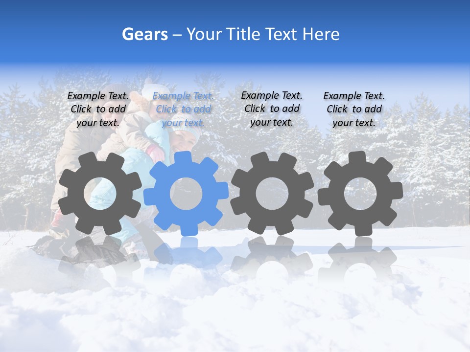 Wood Smile Play PowerPoint Template