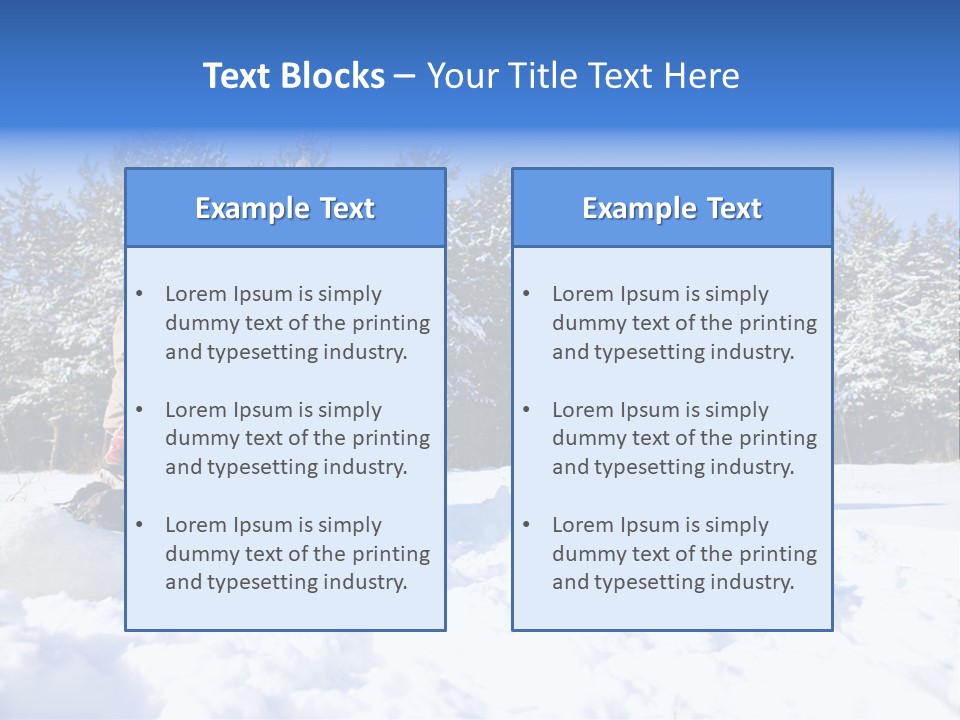Wood Smile Play PowerPoint Template