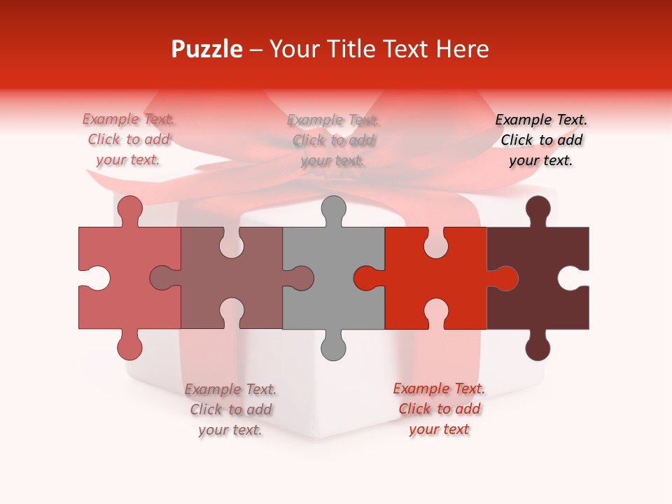 Wrapping Carnation Isolated PowerPoint Template